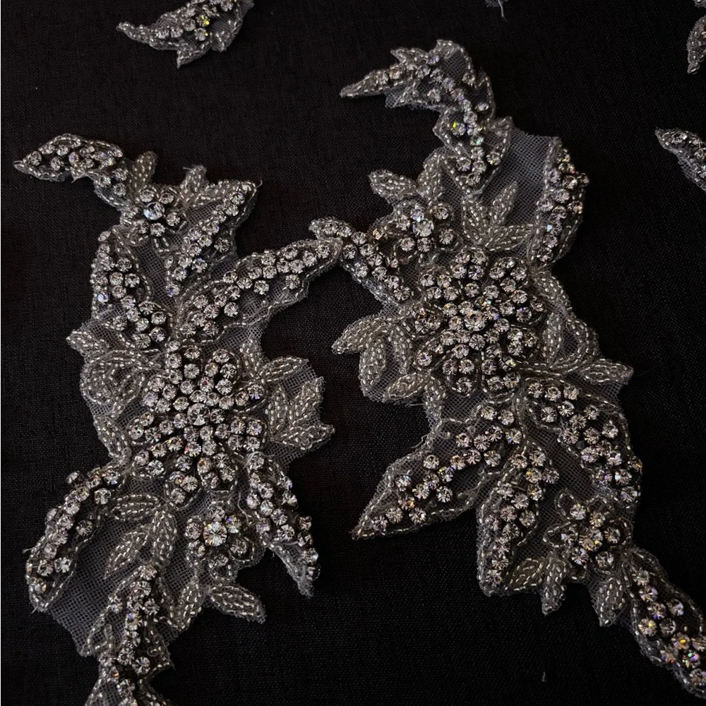 Beaded Rhinestone Appliqués - Picture 14 of 15